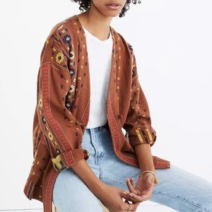 Madewell Shirttail Wrap Jacket